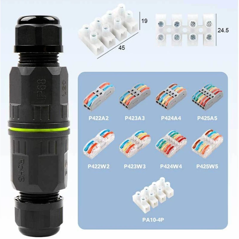  Not Need Solder Connector Wiring Terminal For Outdoor Electrical Installation