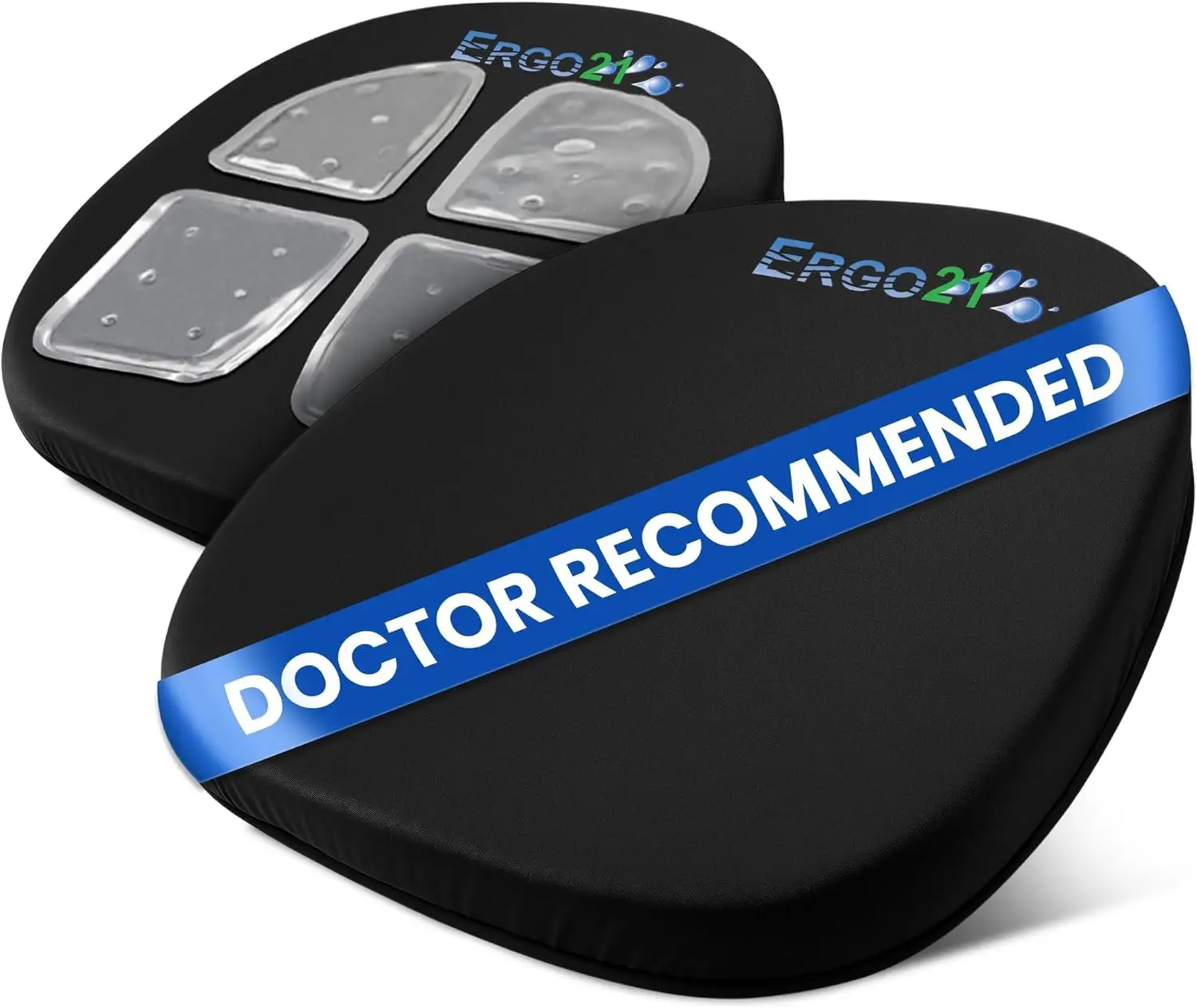 

Подушка LiquiCell для сиденья при болях в копчике, ишиасе, бедрах и спине - для использования в автомобиле, офисе, путешествиях