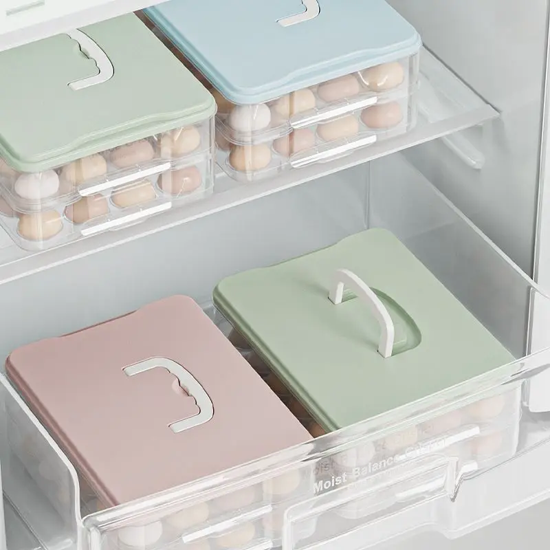Picture 5: Egg storage box refrigerator specific food grade fresh-keeping box kitchen storage and organization tool egg rack holder