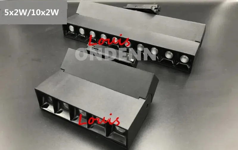 Imagem -04 - Iluminação Led Track para Teto Lâmpadas de Teto Embutidas 10w 5x2w ac 85265v Pcs