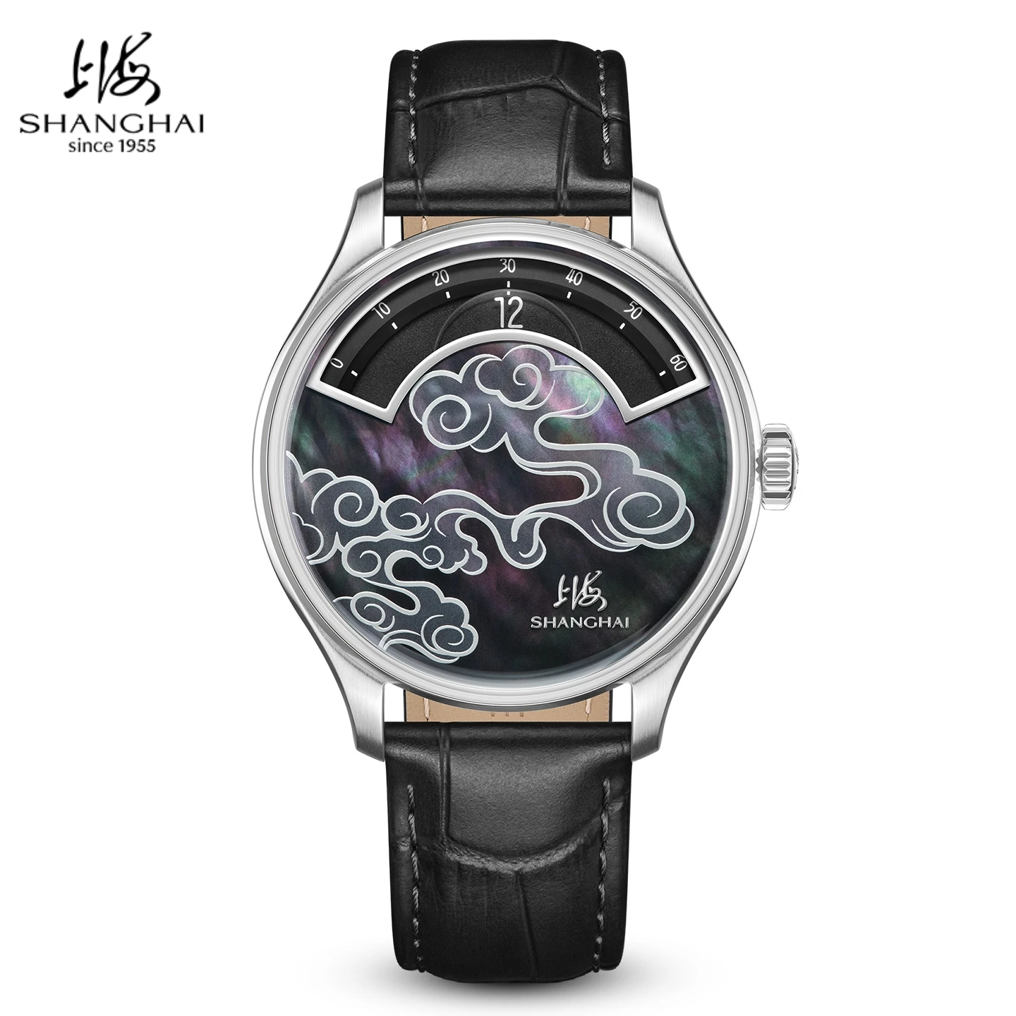 Shanghai Magic Formula Series Luxury Automatic Men's Watches Curved Anti-Reflective Sapphire Mechanical Watch Calibre F01 S7003