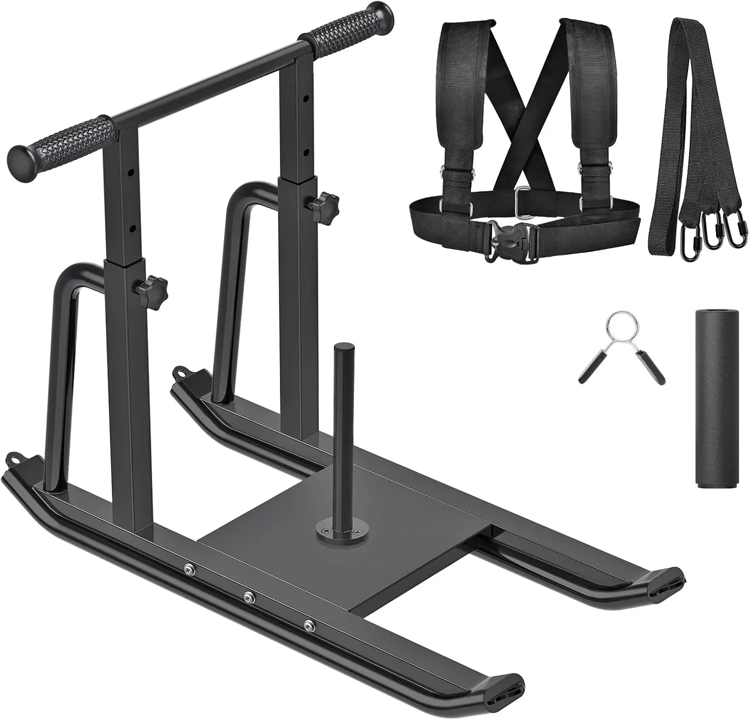 

Weight Sled Fitness Sled Speed Training Sled Workout Sled, Adjustable Height Weight Training Sled, Enhance Muscle Strength and E