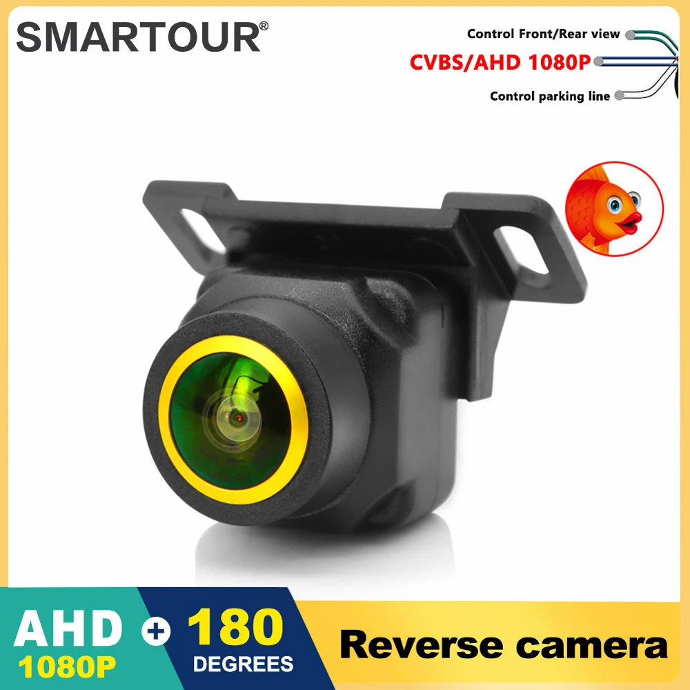 SMARTOUR 4K AHD 1080P Car Universal Rear View Camera Visual Angle Car Reverse Camera Cable Camera IP68 Waterproof Night Vision