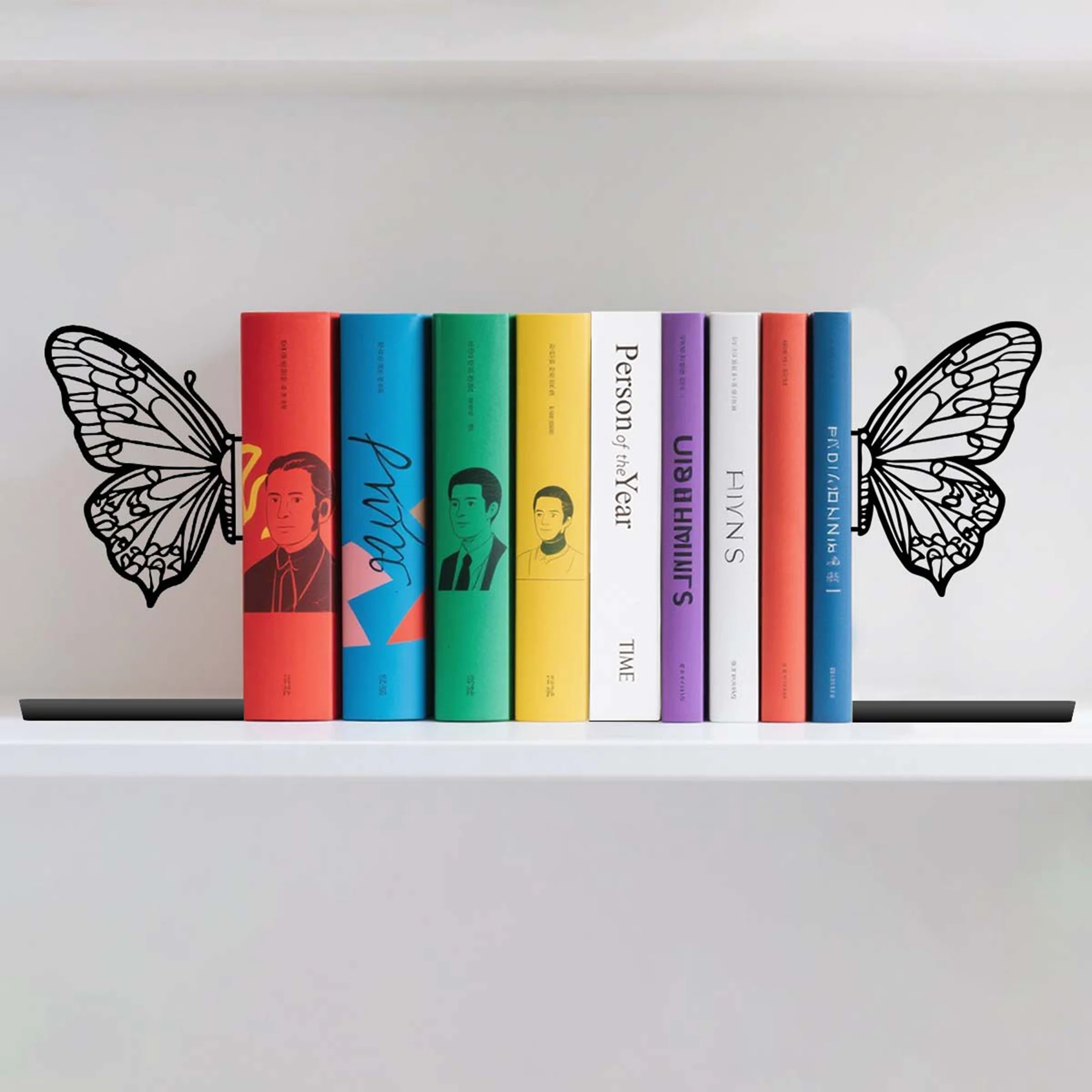 

Элегантные подставки для книг из розового золота, стильный набор для книг, современные подставки для книг для декора стола, организация домашнего офиса