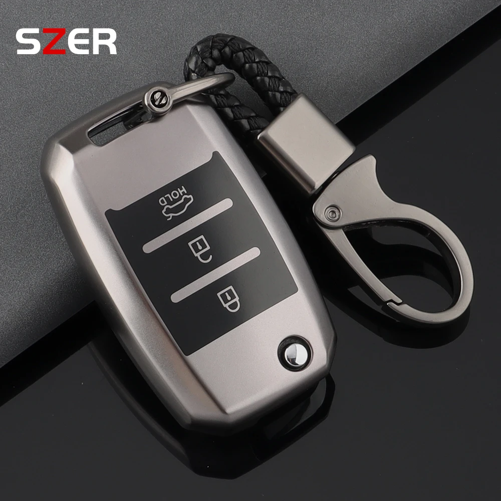 TPU-Autoschlüsselhülle für Kia Rio Optima Sportage Sorento Soul Ceed Cerato Forte Seltos Schlüsselanhänger mit 3 oder 4 Tasten