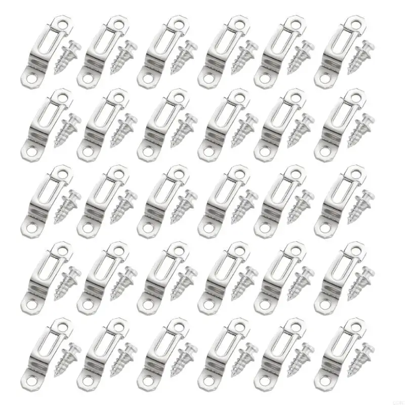 30pcs Invisible Furniture Connector Screw Fastener For Cabinet Wardrobe Assembly Q5WC