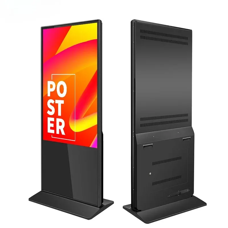55 inch Indoor Advertising Touch Display Floor Stand Digital Signage Smart Touch Screen Interactive  Totem