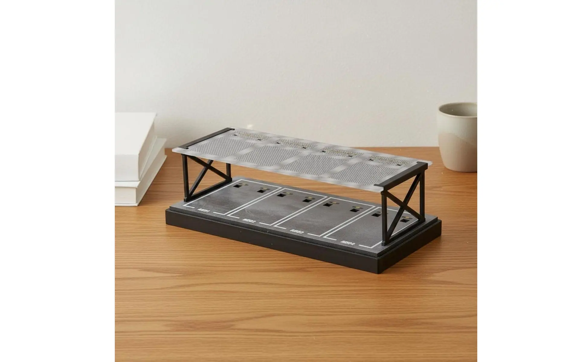 1:64 Parking Lot Display Easy to Assemble Double Layer Car Display Rack Miniature Car Garage Shelf Dust-Proof Lightweight 1:64 Parking Lot Display Easy to Assemble Double Layer Car Display Rack Miniature Car Garage Shelf Dust-Proof Lightweight
