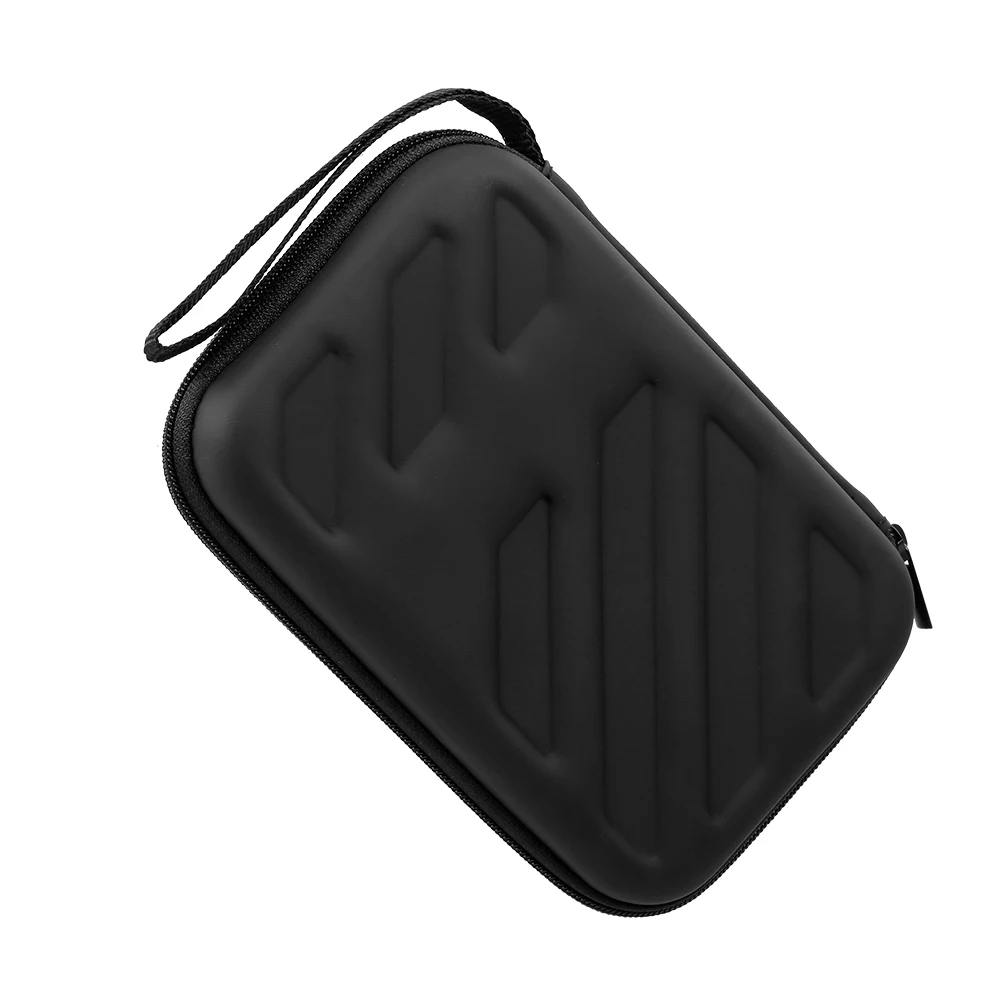 External Hard Drive Disk Case Shockproof  2.5in  with Mesh Pocket and Soft Inner Fabric Carrying Case for Travel and Office Use