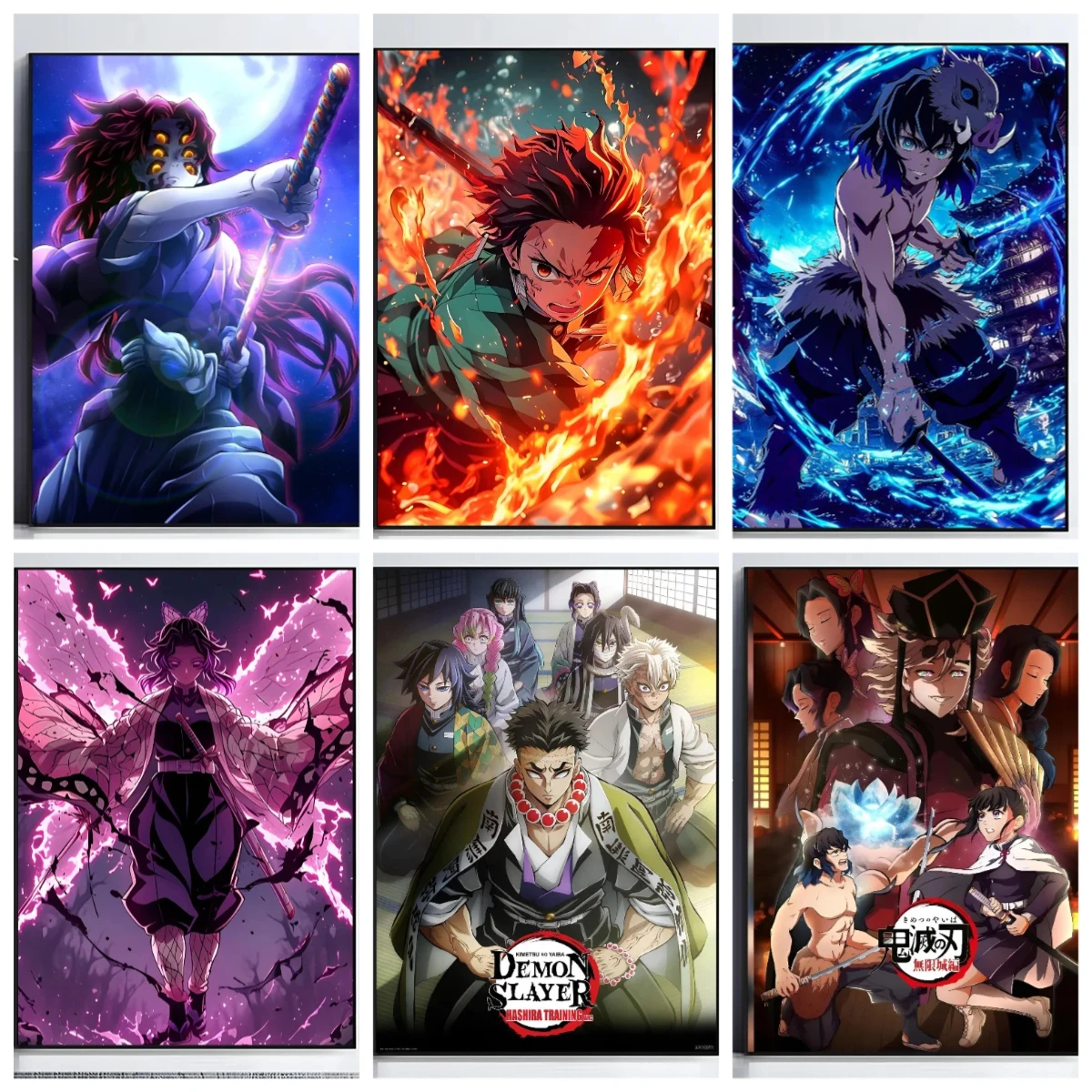 

Пазл для взрослых 500/1000 деталей, аниме-пазл D-Demon Slayer, бумажный пазл, декоративная картина, упражнение для развития мышления