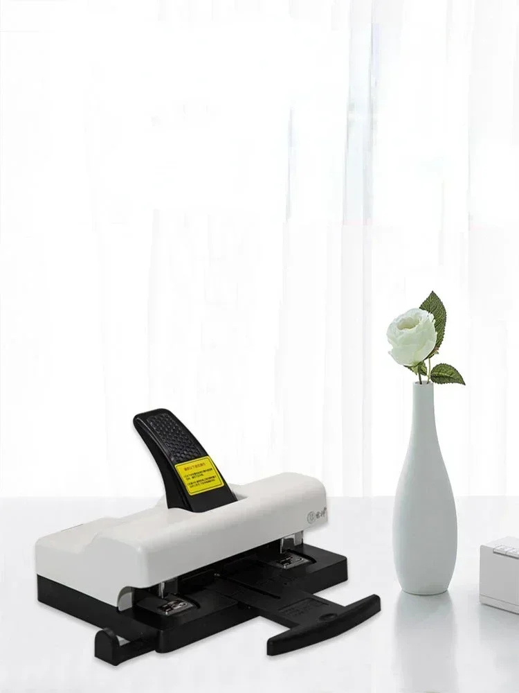 

Double Head Stapler Double Row Office Hole Double Nail Standard Stapler 50 Pages Two Head Universal Heavy Duty Medium Hot sales