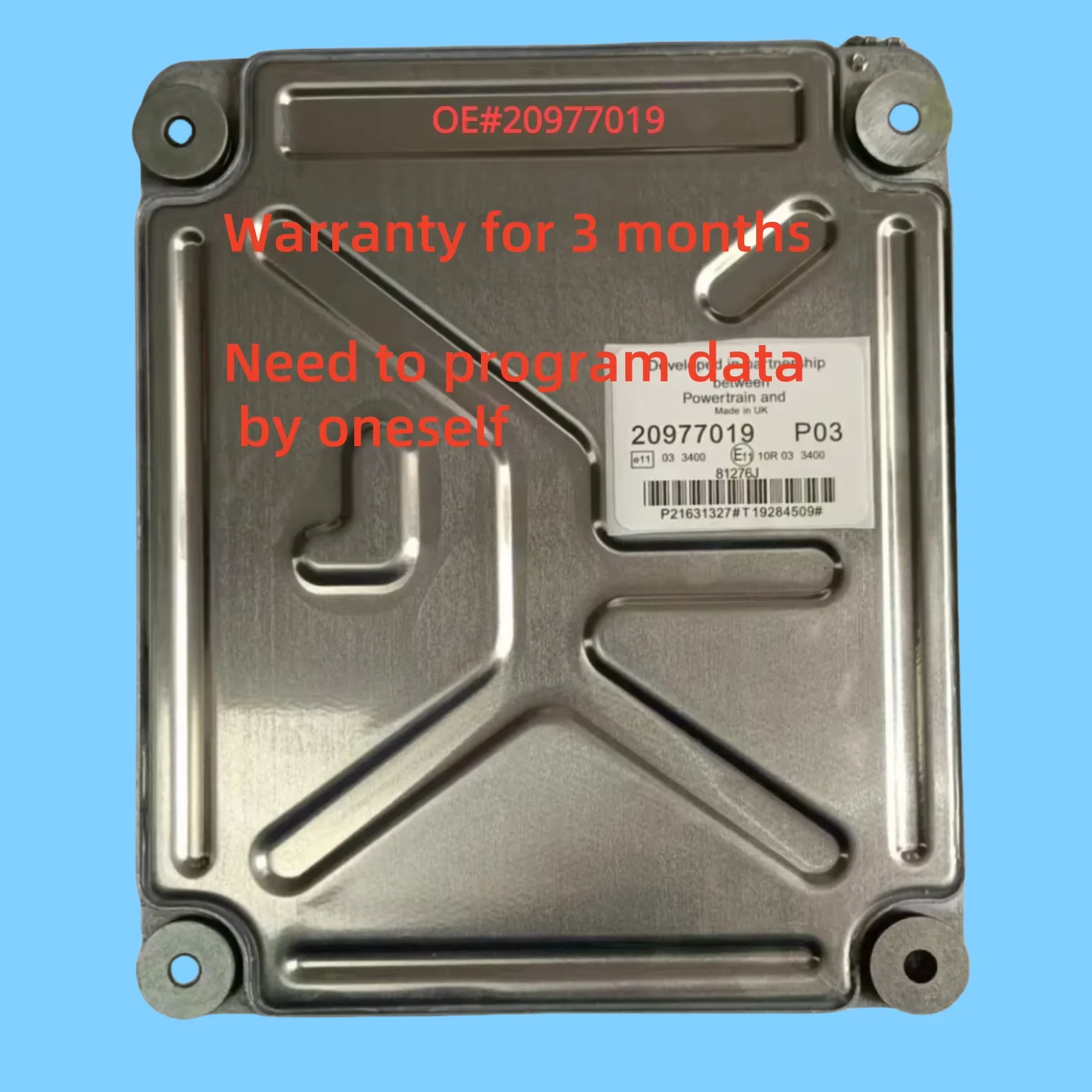 

High quality 20977019 ECM ECU engine control unit for volvo FH4 FM13 FH16 D11 D12 D13