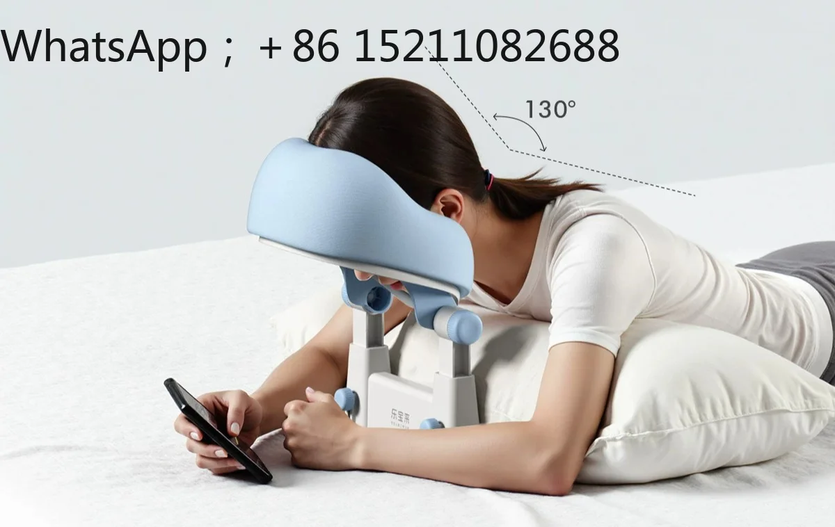 SCY household bedside suspension bracket lying pillow artifact playing on the bed, special neck headrest for mobile phones