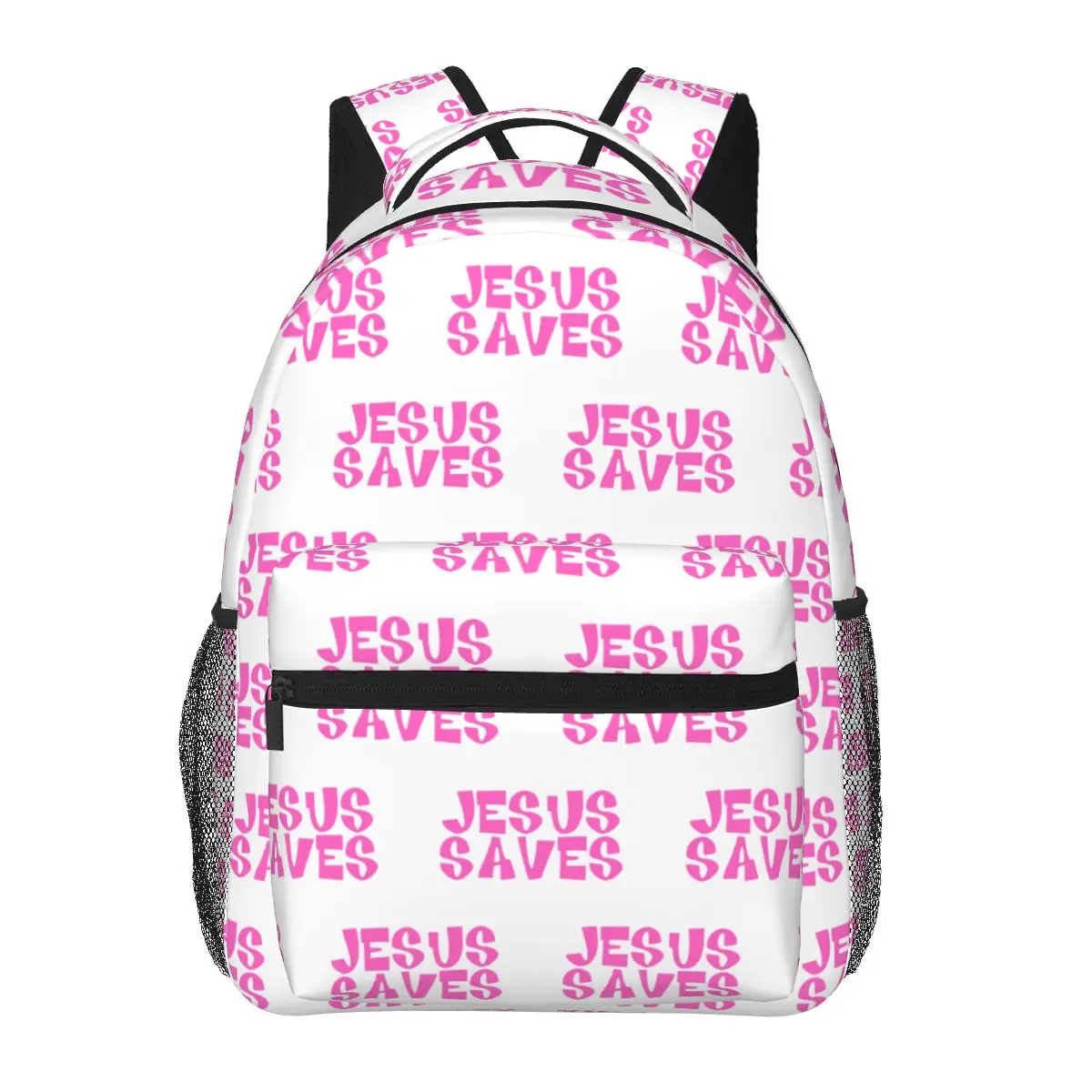 

Jesus Saves Backpacks Boys Girls Bookbag Children School Bags Cartoon Travel Rucksack Shoulder Bag Large Capacity