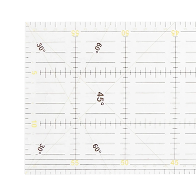 1PC DIY Quilting Sewing Patchwork Ruler Cutting Tool Thick Transparent 45/60cm