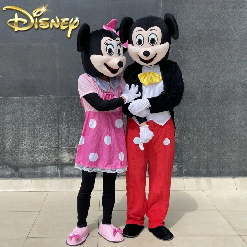 

Customized Disney Mickey Minnie Mouse Mascot Set Cartoon Classic Characters Advertising Event Party Adult Mascot Large Costume