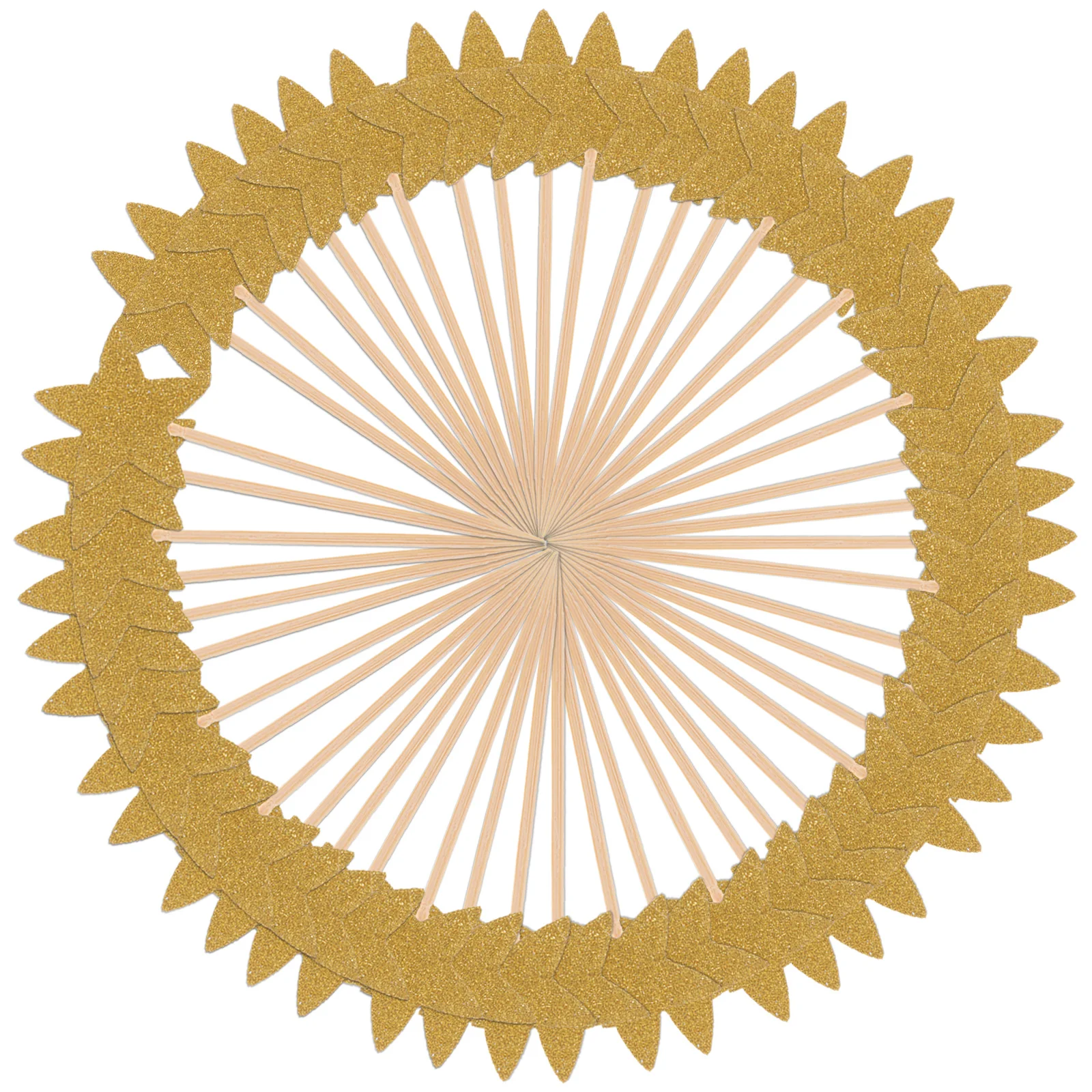 70 pezzi di decorazione per torte combinazione glitter stella cottura toppers per cupcake plettri di carta in legno ornamenti fai da te per dessert per feste