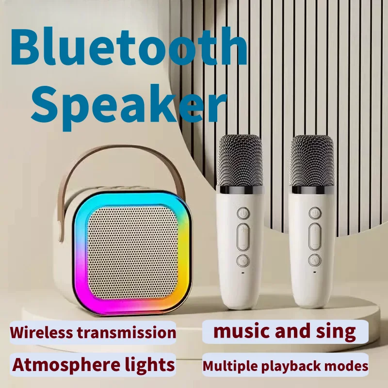 Bluetooth speaker, mini portable karaoke, wireless Bluetooth all-in-one machine, karaoke, singing, song ordering, home KTV