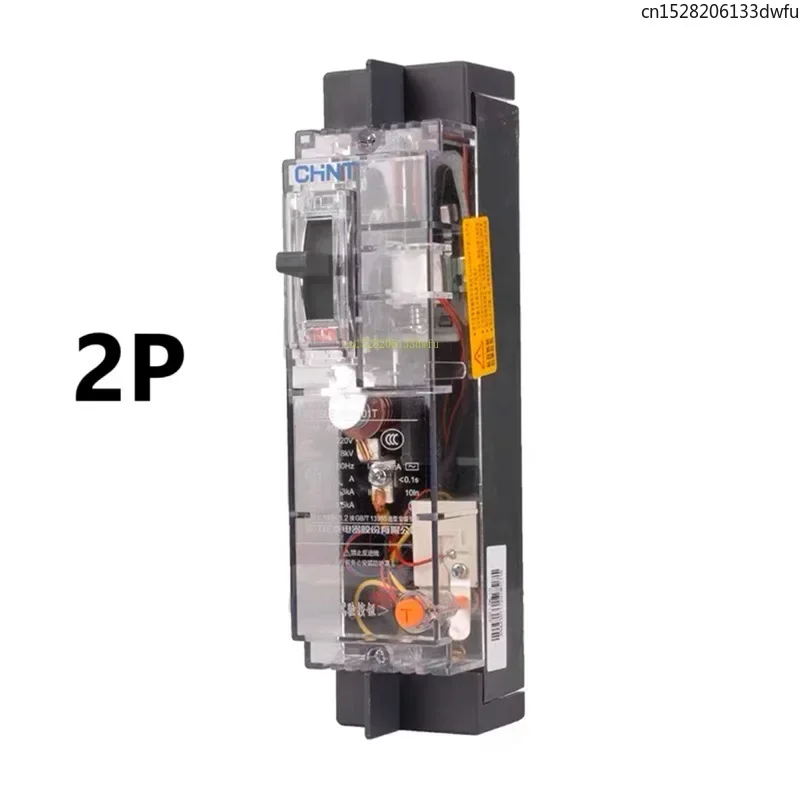 CHINT Transparent ELCB 30MA Residual Current Action Earth Leakage Circuit Breaker DZ15LE 2P 3P 4P Distribution Motor Protection