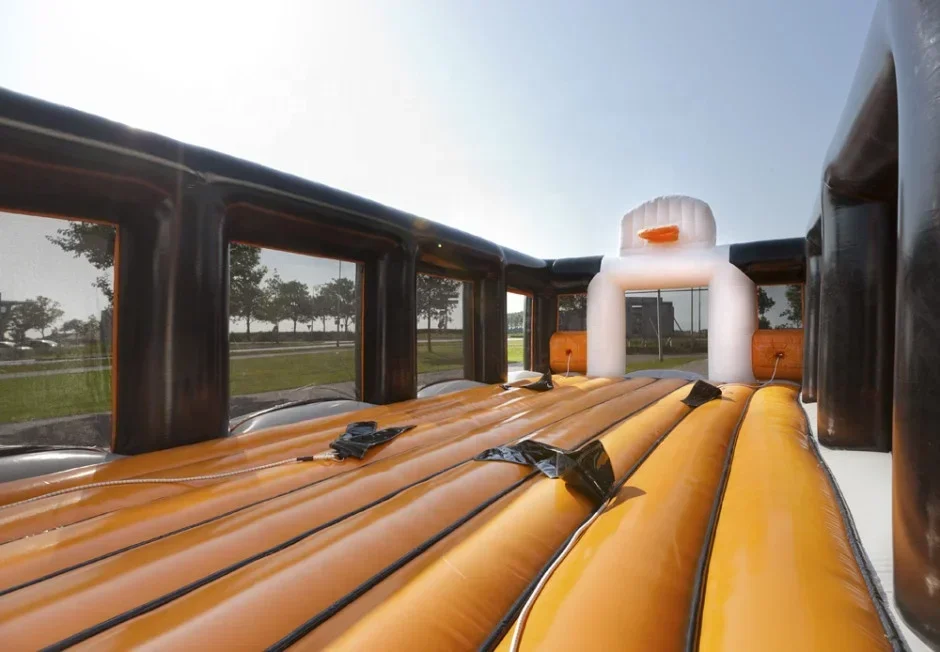 cheap portable game inflatable sports arena,inflatable bungee basketball  with  floor