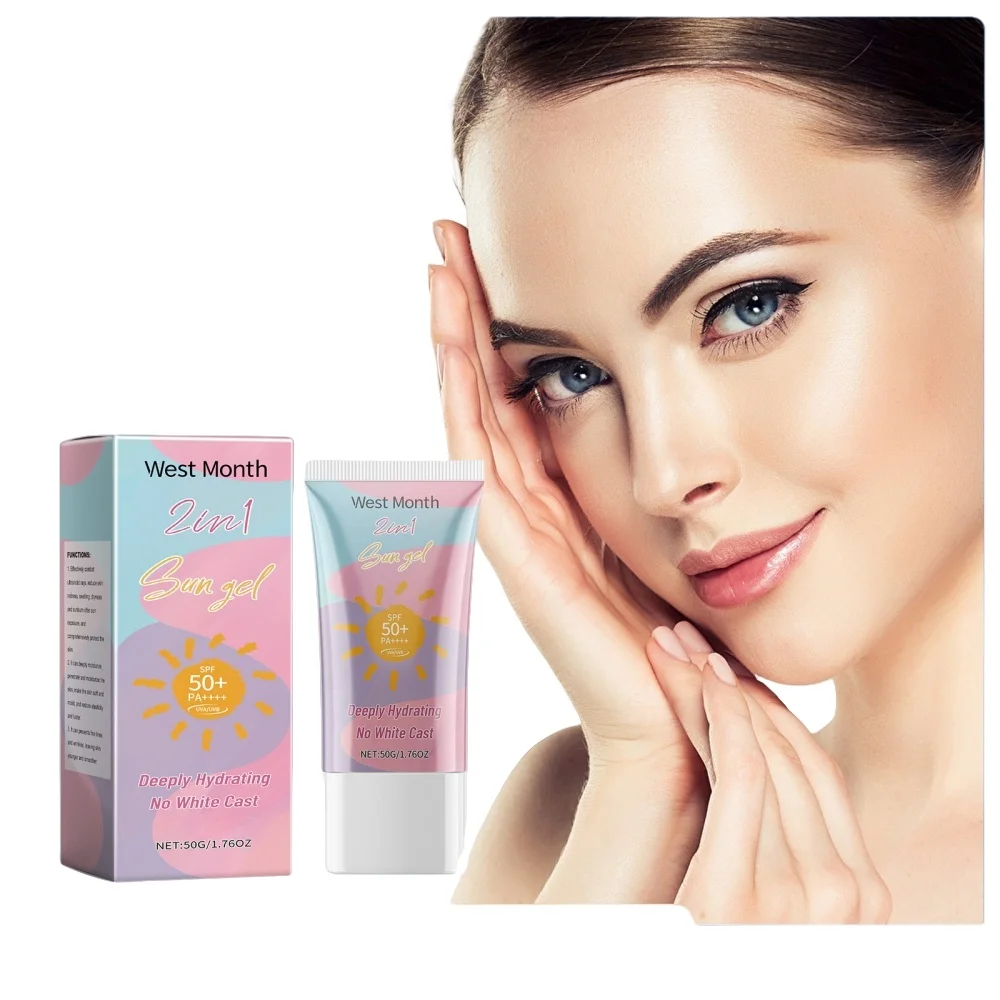 

Super UV resistant Sunscreen SPF50+Outdoor Sports Sunscreen with Sun Burn Protection, Highly Moisturizing Sunscreen, Refreshing