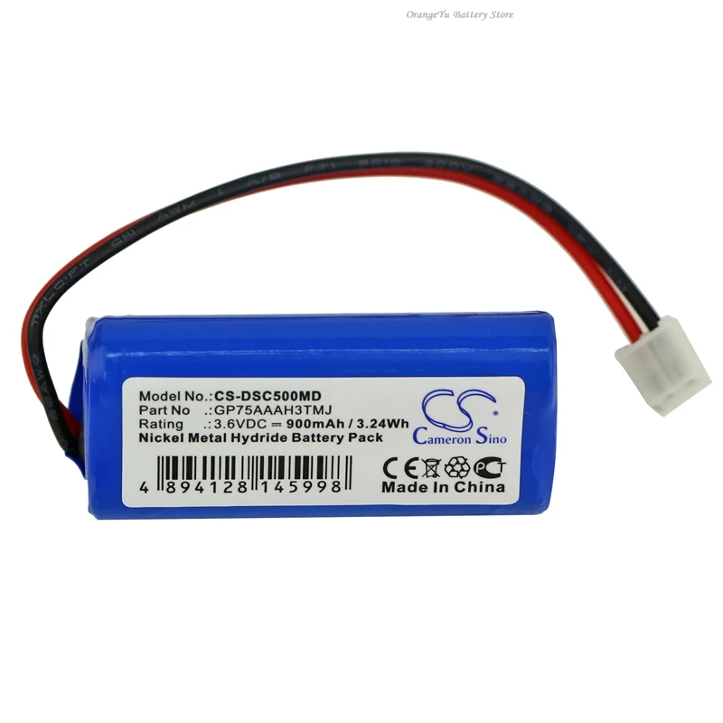 3.6V 900mAh Medical Battery GP75AAAH3TMJ V040141000507 for Dentsply Ray-Pex 5, RayPex 5, Ray-Pex 5 Apex, Ray-Pex 5 Apex Locator