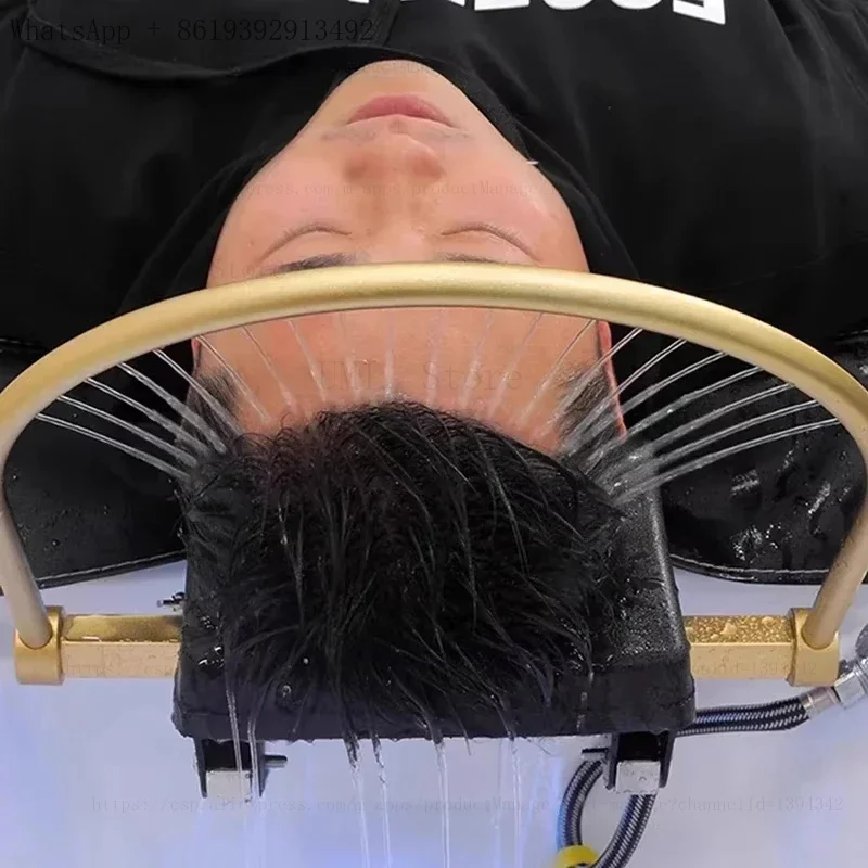 

2025new Salon Chair Hairdressing Shampoo Spa Bed Beauty Headspa Massage Table Water Shower Professional Sink Bed Therapy Makeup