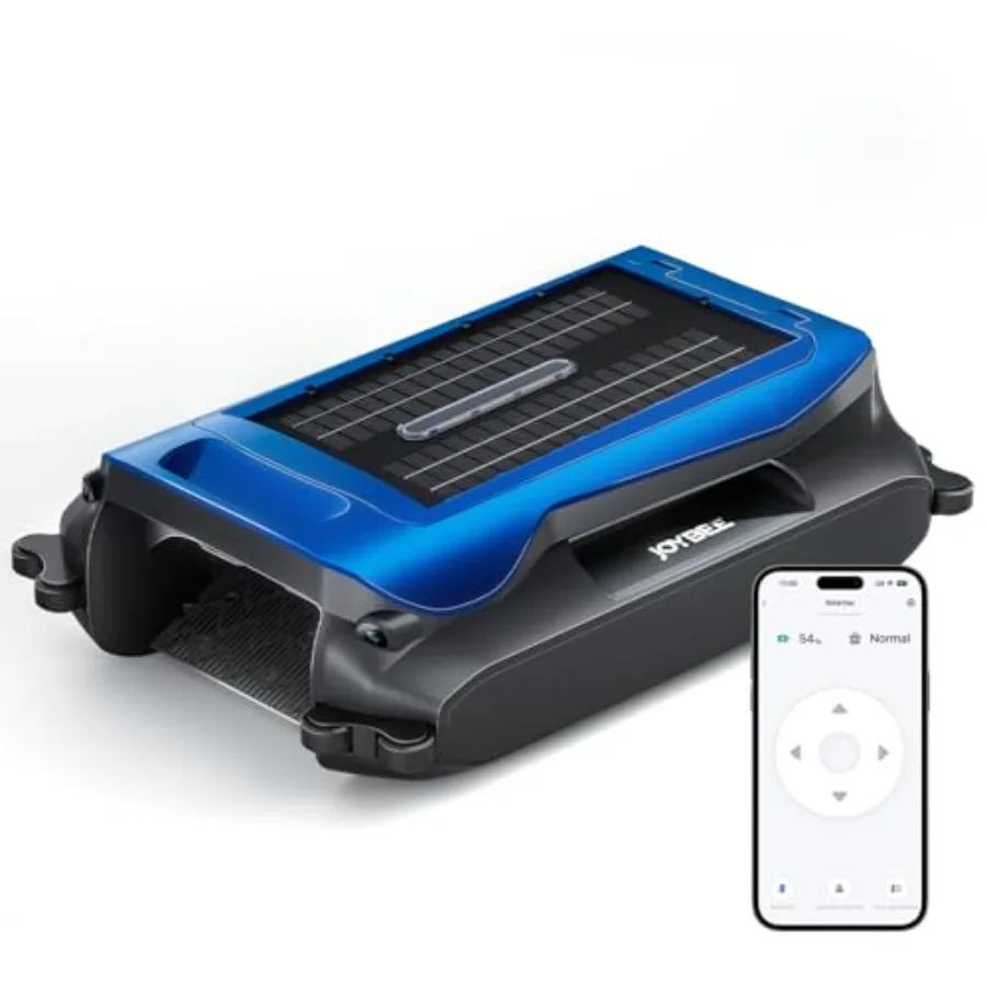 24 7 Robot Skimmer de piscina eléctrico automático con energía Solar, limpiador de superficies flotantes para piscinas elevadas y enterradas con Effi