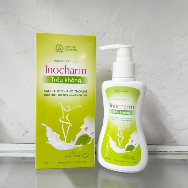 

Dung dịch vệ sinh phụ nữ InoCharm Trầu không 100ml bottle