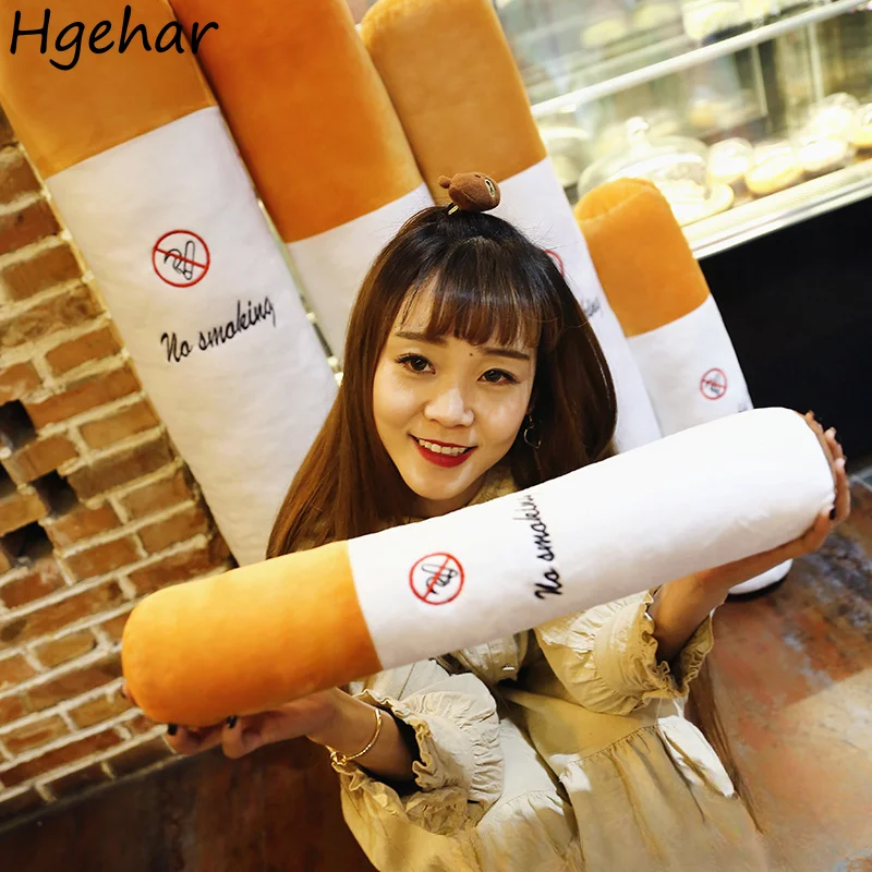 Cigarette Long Pillow Cute Bedroom Sleeping Companion Stuffed Toys Give Up Smoking Tools Boyfriend Gifts Cushion Throw Pillows