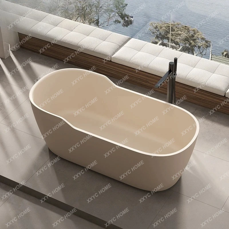 

Ванна из искусственного камня, отдельно стоящая, интегрированная, для семьи, отеля, двойная ванна для ванной комнаты