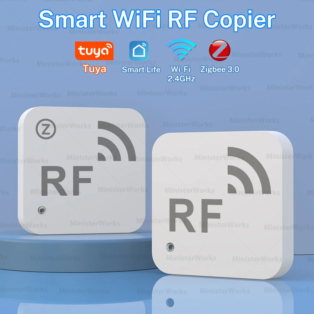 Tuya Smart WiFi Funkfernbedienung RF-Klon- und Kopier-Fernbedienung App-Fernbedienung Geeignet für Fernseher und Klimaanlagen – Detail 2