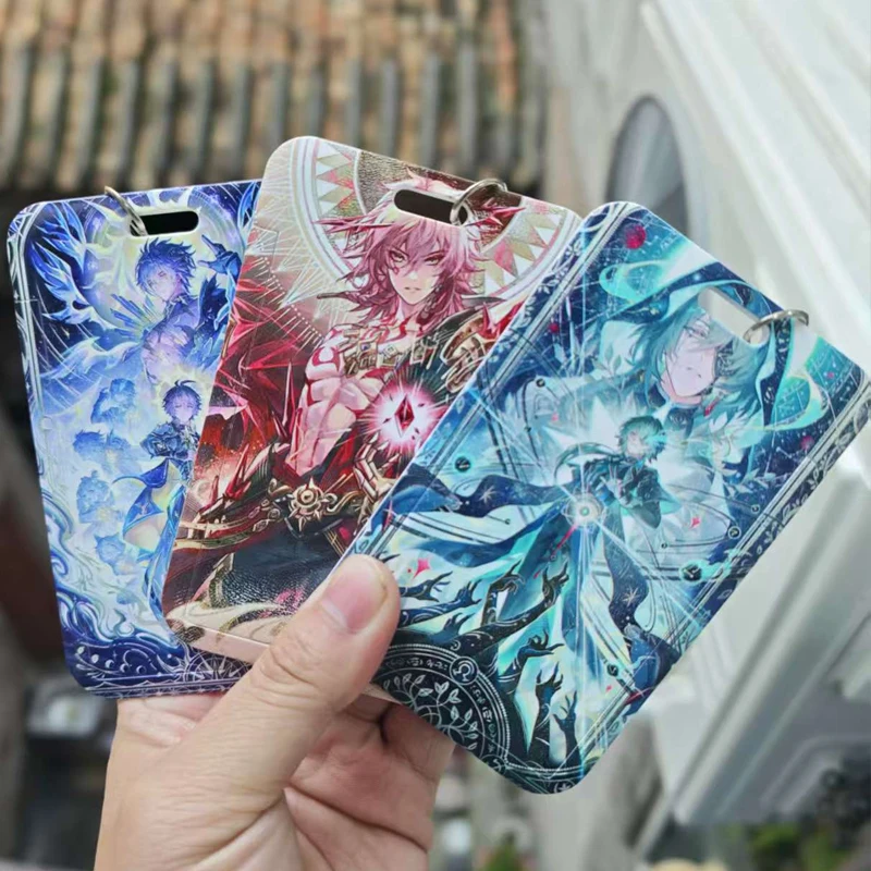  Phainon Castorice Herta Anaxa Mydei Sunday Robin Portable ID Card Credit Holder Wallet Keychain Bus Cards Cover