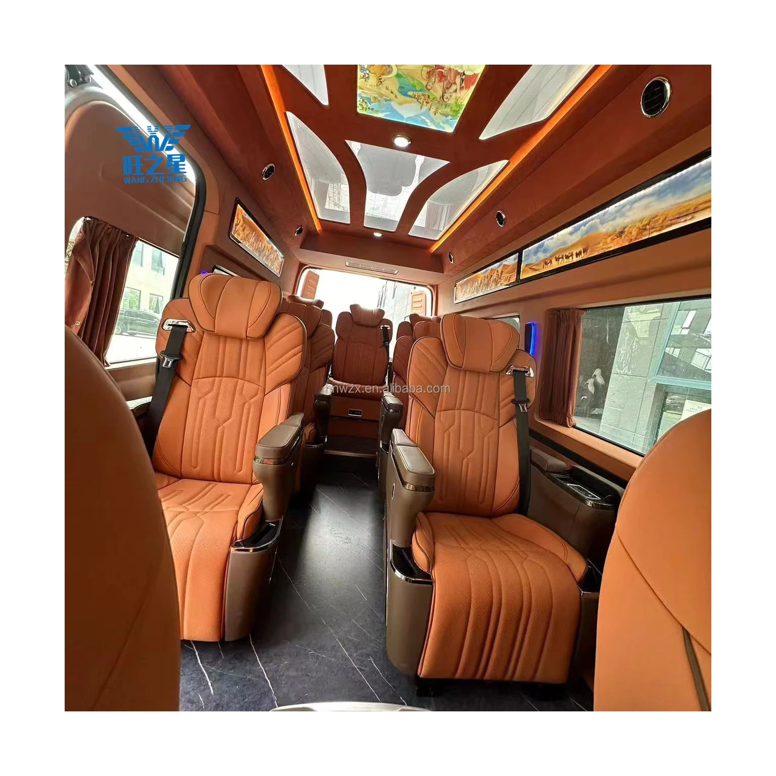 7 مقاعد Sprinter Modified luxu ry مع مقاعد كهربائية، ملحقات داخلية، مجموعة كاملة #2