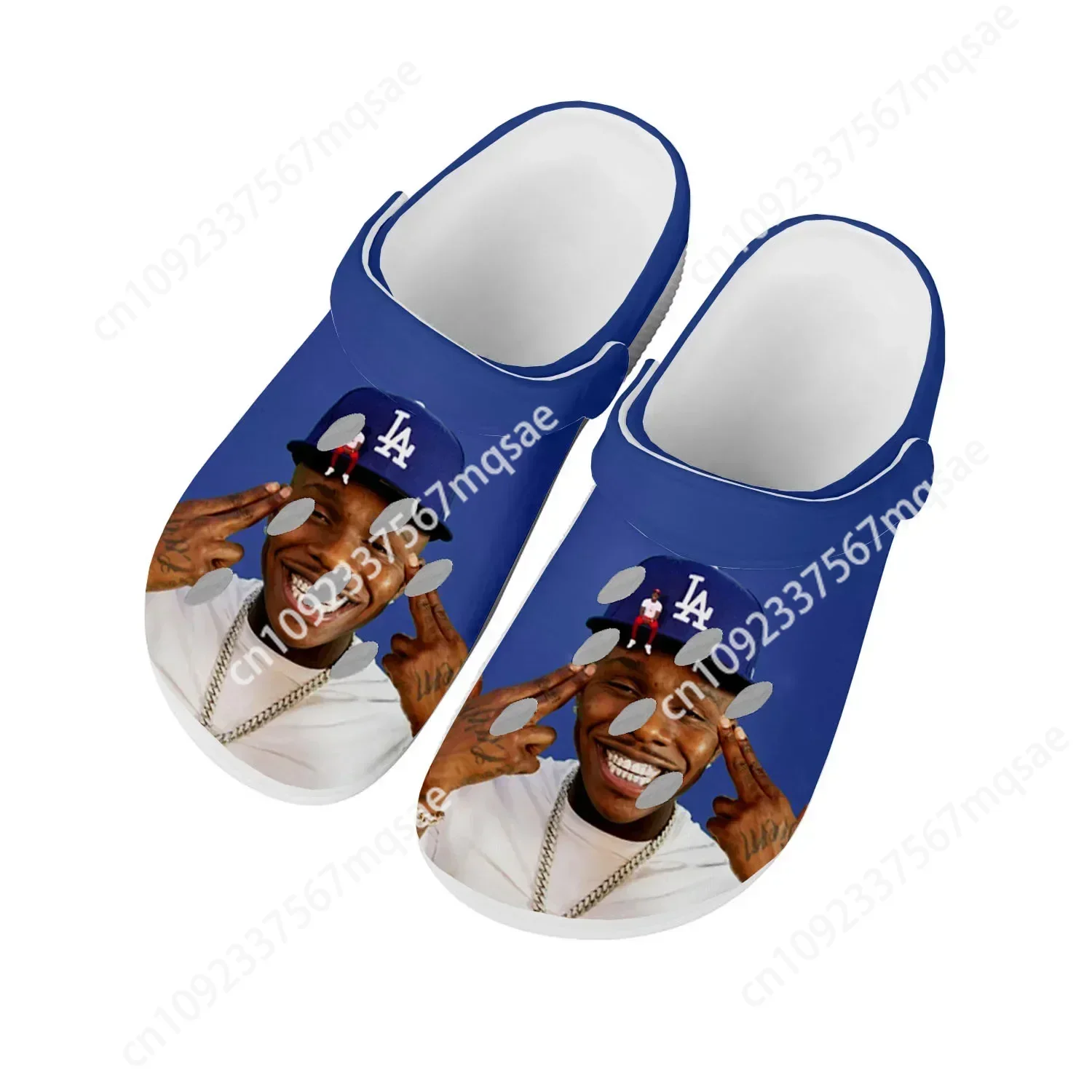 DaBaby Rapper Music Pop Blue Home Clogs Custom Water Shoes Mens Womens Teenager Shoe Garden Clog Breathable Beach Hole Slippers