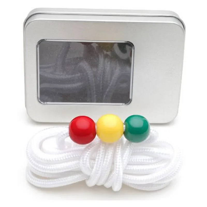 Vision Training Brock String with 3 Color Balls for Convergence Divergence, Myopia, Strabismus & Diplopia Correction