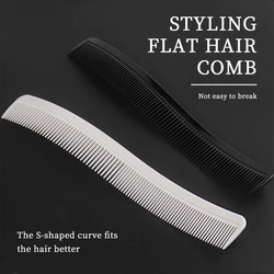 New Professional Curved Shaver Hair Clipper Cutting Comb Barber Flat Top Comb Anti-static Salon