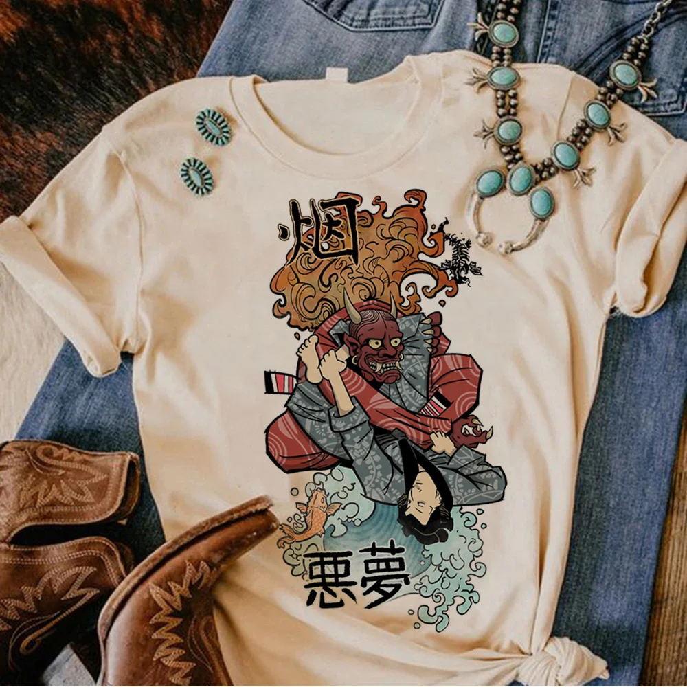 Judo t-shirts women streetwear tshirt girl comic streetwear Japanese clothes