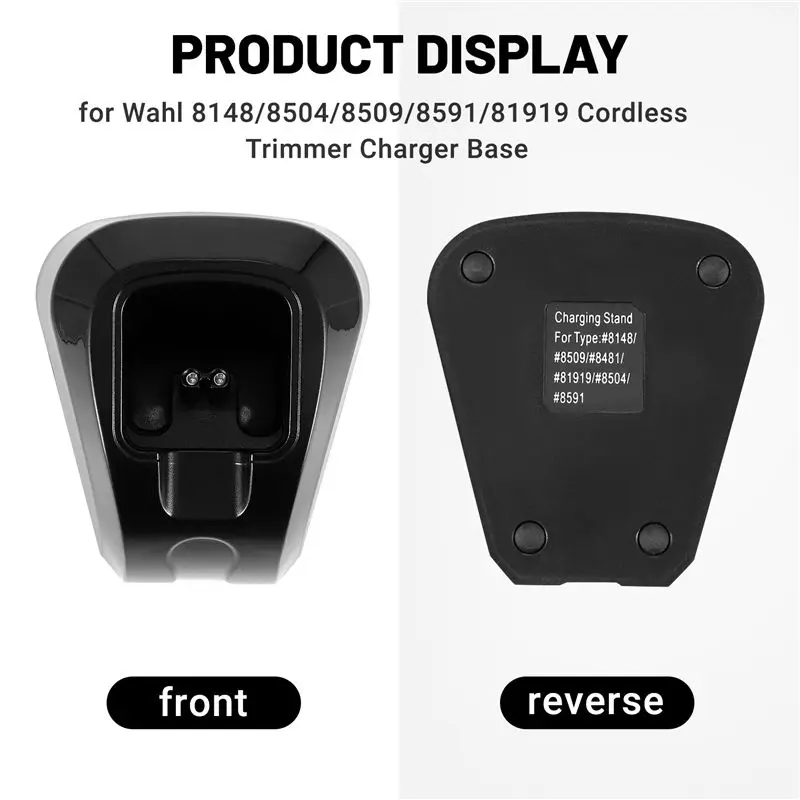 [B25B!】 Professional Barber Hair Clipper Charging Stand For Wahl 8148/8504/8509/8591/81919 Cordless Trimmer Base