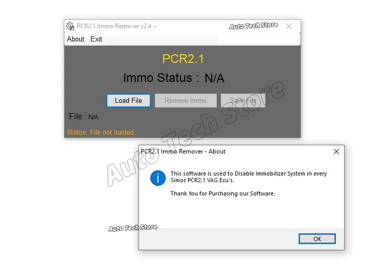 PCR2.1 PCR 2.1 Immo Remover Software V2.4 Unlimited Verison IMMO OFF Fix SIMOS for VAG ECU No Checksum Correction