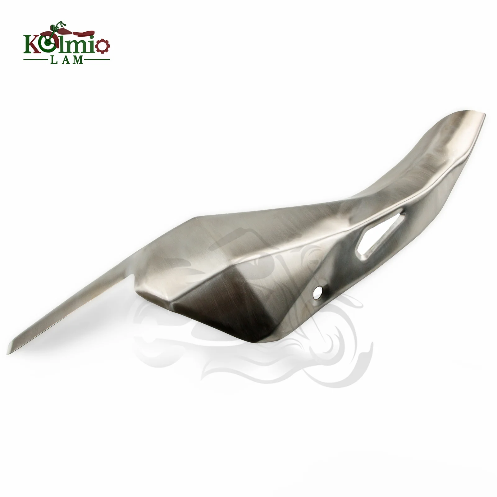 صالح لكاواساكي نينجا 400 500 Z400 Z500 دراجة نارية غطاء ماسورة العادم القلنسوة حامي الفولاذ المقاوم للصدأ EX400 Z 500 SE 2024 2025 #4