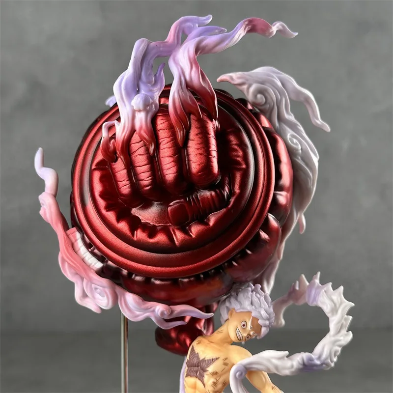 

Новый 30 см цельный GK SBS Nikalu Flying Ghost Island Sun God Fruit Five Levels Big Fist Ручная модель Орнамент Праздничный подарок