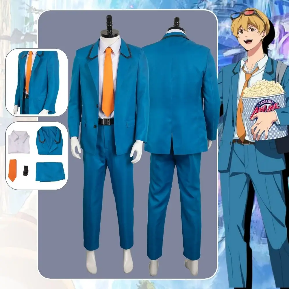 

Kiyomine Haruka Anime Boukyaku Cosplay Battery Cosplay Costume Blue School Uniform Set Halloween Carnival Suit Male Men Adult