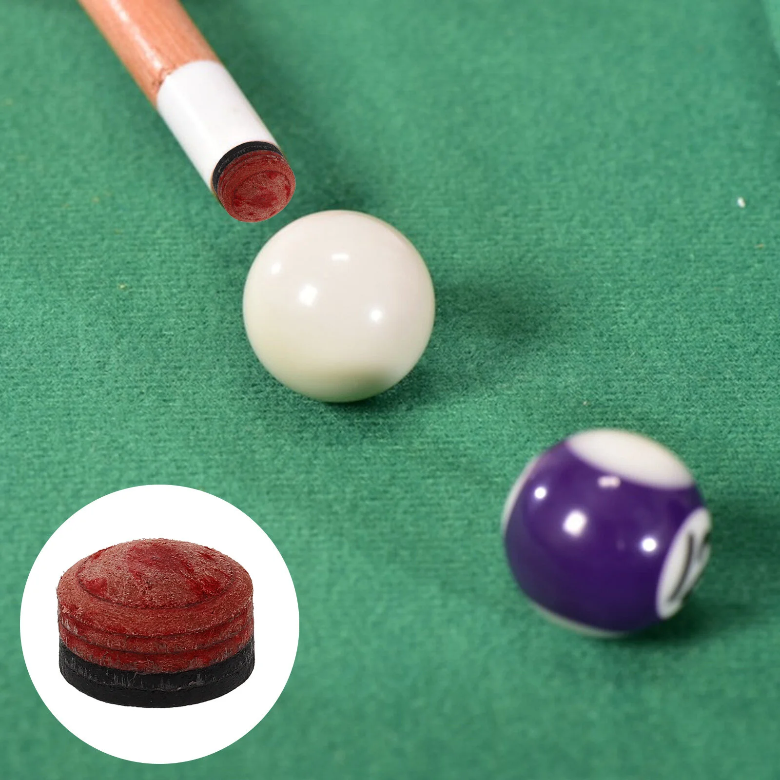 

Pool Cue Tips Replacement Cue Portable Tips Pool Parts Billiard Replacement Necessity Cues Fitting