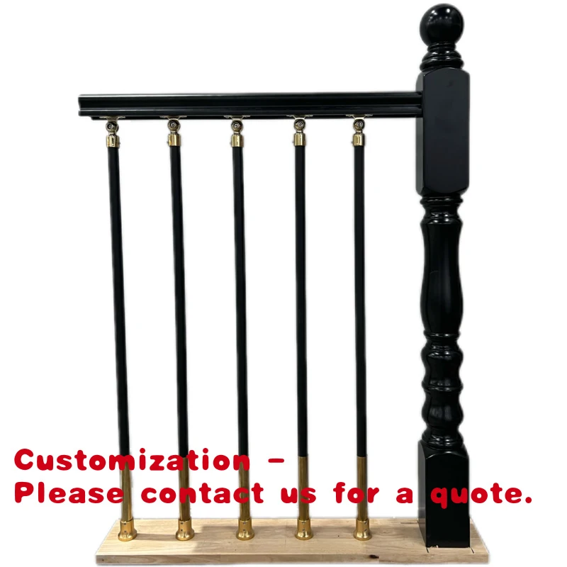 

custom.Professional Manufacture Premium Quality Modern Aluminum Magnesium Alloy Stair Railing Handrail H 950mm Black White Brown