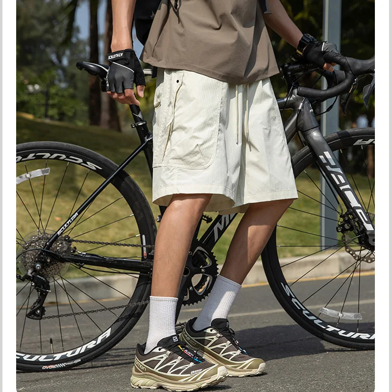 Men's Outdoor Mountain Summer Three-proof Loose Casual Quick-dry Techwear Sports Light Thin Shorts Man Short Pant Beach Shorts