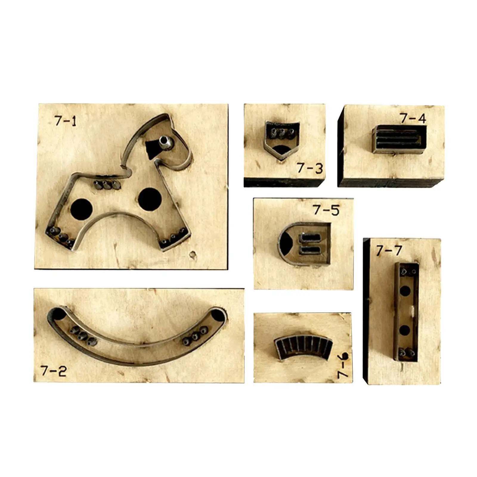 DIY Rocking Horse Punch Embossing Cutting Dies, for Leather Cut Making