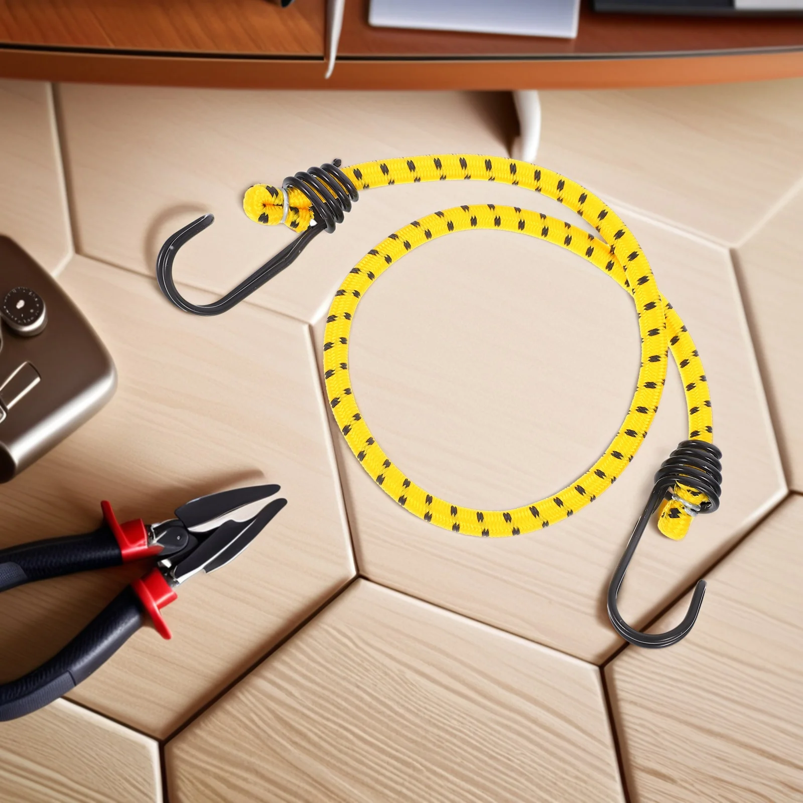 

Heavy Duty Tent Ropes Adjustable Bungee Cords Carabiner Clips Outdoor Camping Tent Elastic Reflective Rope Lines