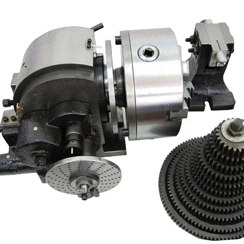 

BS-2-8 Precision Universal Indexing Head 200mm Hot Product 2019 Cast Iron 3-Jaw Chuck 6 "6 Inch Indexing Head