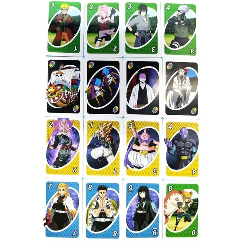 Juego de cartas de One Piece para niños, juego de mesa de Anime, Naruto, Dragon Ball, entretenimiento familiar divertido, póker, juguetes, regalos